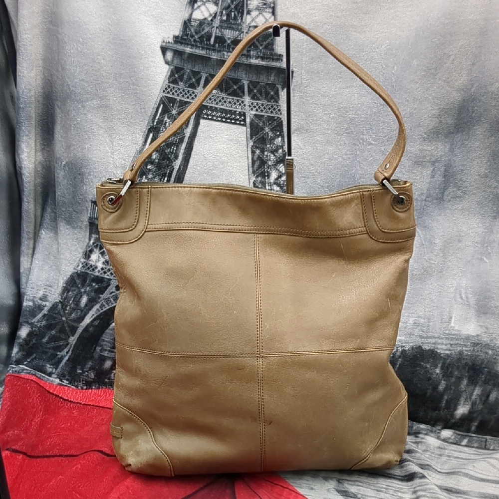 Eileen West Crosstown Leather Tote Bag